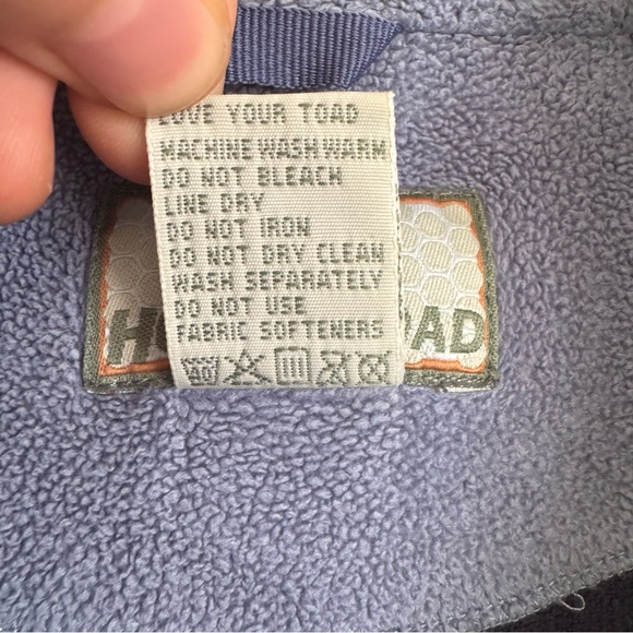 Horny Toad Navy Blue Quarter Zip Fleece Size XL - Picture 7 of 7